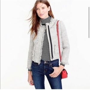 NEW J. Crew “Lady” Jacket in Metallic Tweed